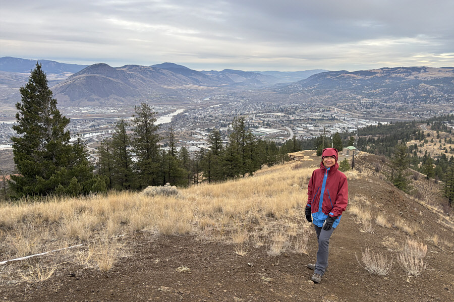 Might be cool to come up here at night to see the city lights.