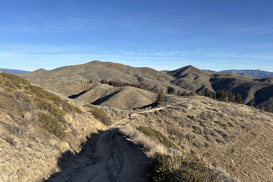 The good news is that it's less than an hour to the top from here!