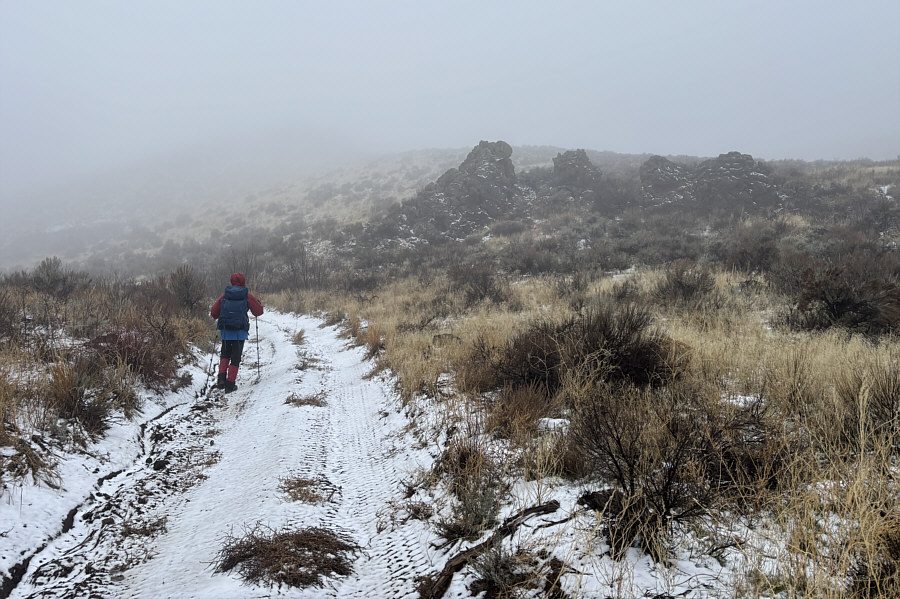 Something interesting to look at besides the fog!